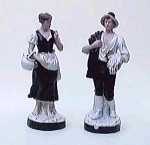 Pair Royal Dux Figurines